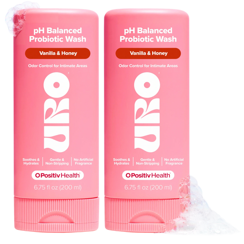 URO - pH Balanced Probiotic Wash Vanilla 2 Bottle Subscription
