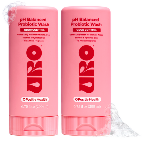 URO - pH Balanced Probiotic Wash - 2 Bottle